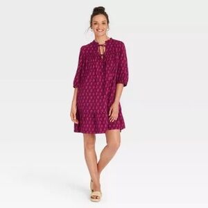 Target Boho Balloon Long Sleeve Dress